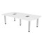 Skutchi Designs 45.25 in W, 84 in L, 29 in H, Engineered Wood Top, White H-AREC-4684-PT-09-EL - alternate 1